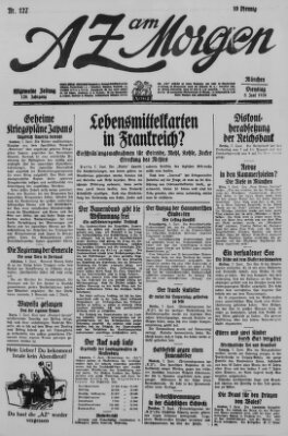 AZ am Morgen (Allgemeine Zeitung) Dienstag 8. Juni 1926