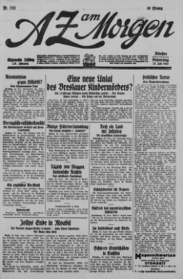 AZ am Morgen (Allgemeine Zeitung) Thursday 24. June 1926
