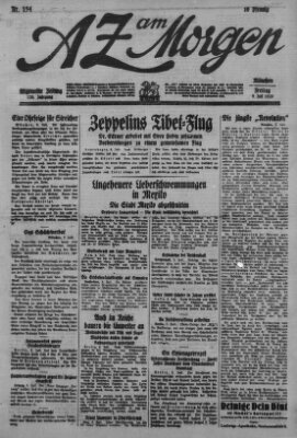 AZ am Morgen (Allgemeine Zeitung) Freitag 9. Juli 1926