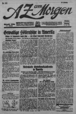 AZ am Morgen (Allgemeine Zeitung) Tuesday 13. July 1926