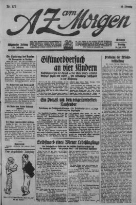 AZ am Morgen (Allgemeine Zeitung) Friday 30. July 1926