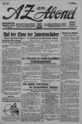 AZ am Abend (Allgemeine Zeitung) Mittwoch 29. September 1926