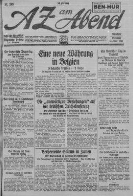 AZ am Abend (Allgemeine Zeitung) Dienstag 26. Oktober 1926