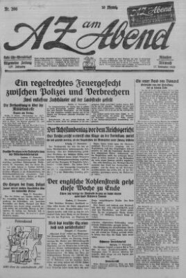 AZ am Abend (Allgemeine Zeitung) Mittwoch 17. November 1926