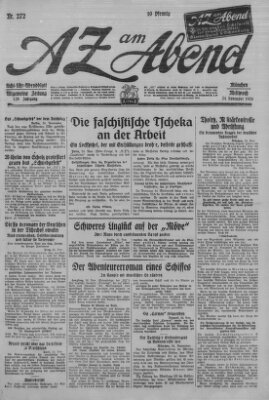 AZ am Abend (Allgemeine Zeitung) Mittwoch 24. November 1926