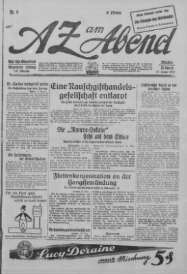 AZ am Abend (Allgemeine Zeitung) Mittwoch 12. Januar 1927