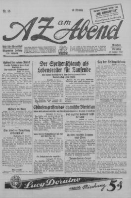 AZ am Abend (Allgemeine Zeitung) Dienstag 18. Januar 1927