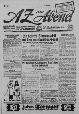 AZ am Abend (Allgemeine Zeitung) Freitag 4. März 1927