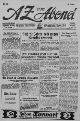AZ am Abend (Allgemeine Zeitung) Wednesday 16. March 1927