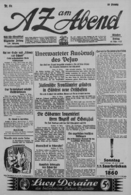 AZ am Abend (Allgemeine Zeitung) Freitag 18. März 1927