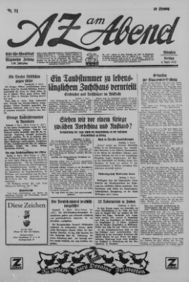 AZ am Abend (Allgemeine Zeitung) Friday 8. April 1927