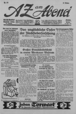 AZ am Abend (Allgemeine Zeitung) Freitag 29. April 1927