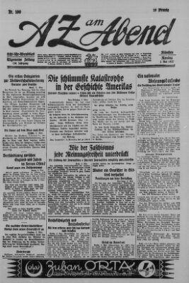 AZ am Abend (Allgemeine Zeitung) Montag 2. Mai 1927