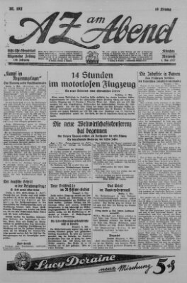 AZ am Abend (Allgemeine Zeitung) Mittwoch 4. Mai 1927