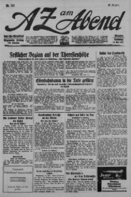 AZ am Abend (Allgemeine Zeitung) Samstag 14. Mai 1927