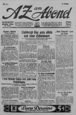 AZ am Abend (Allgemeine Zeitung) Montag 23. Mai 1927