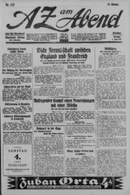 AZ am Abend (Allgemeine Zeitung) Freitag 3. Juni 1927