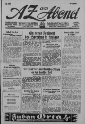 AZ am Abend (Allgemeine Zeitung) Freitag 10. Juni 1927