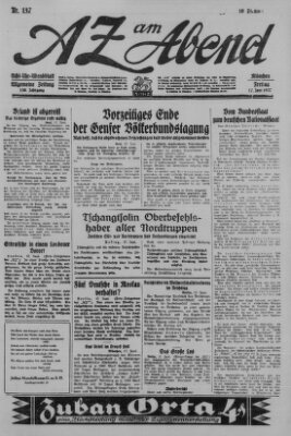 AZ am Abend (Allgemeine Zeitung) Freitag 17. Juni 1927