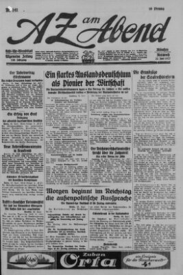 AZ am Abend (Allgemeine Zeitung) Mittwoch 22. Juni 1927