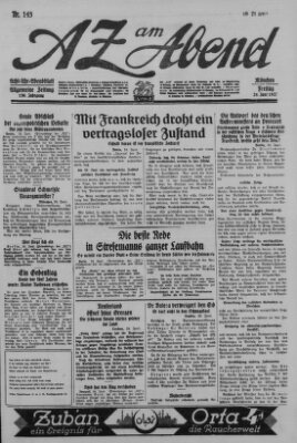 AZ am Abend (Allgemeine Zeitung) Freitag 24. Juni 1927