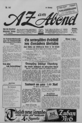 AZ am Abend (Allgemeine Zeitung) Freitag 22. Juli 1927