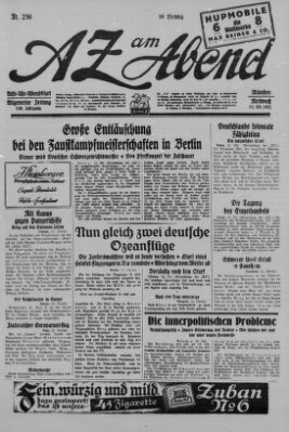 AZ am Abend (Allgemeine Zeitung) Mittwoch 12. Oktober 1927