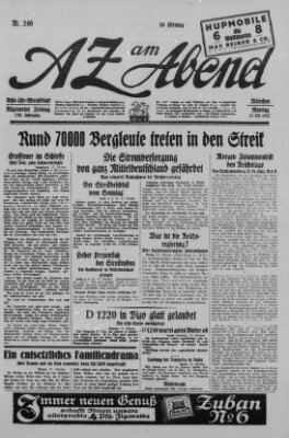 AZ am Abend (Allgemeine Zeitung) Montag 17. Oktober 1927