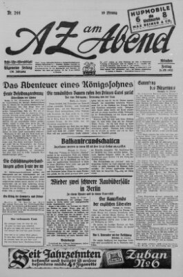 AZ am Abend (Allgemeine Zeitung) Freitag 21. Oktober 1927