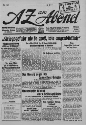 AZ am Abend (Allgemeine Zeitung) Freitag 25. November 1927