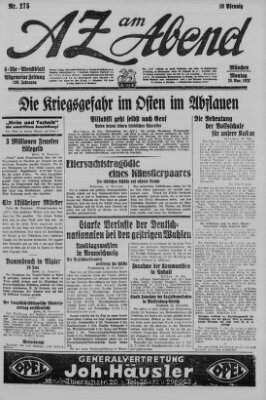 AZ am Abend (Allgemeine Zeitung) Montag 28. November 1927