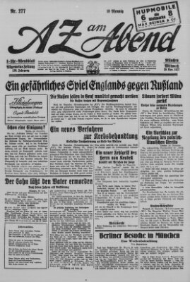 AZ am Abend (Allgemeine Zeitung) Mittwoch 30. November 1927