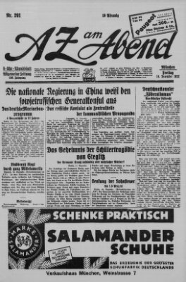 AZ am Abend (Allgemeine Zeitung) Freitag 16. Dezember 1927