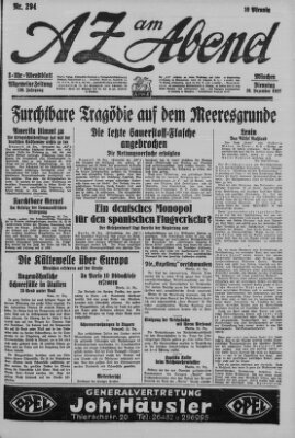 AZ am Abend (Allgemeine Zeitung) Dienstag 20. Dezember 1927