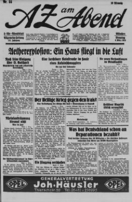 AZ am Abend (Allgemeine Zeitung) Dienstag 6. März 1928