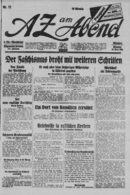 AZ am Abend (Allgemeine Zeitung) Montag 26. März 1928