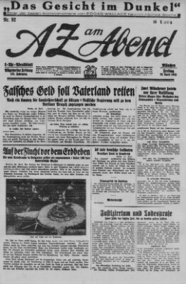 AZ am Abend (Allgemeine Zeitung) Freitag 20. April 1928