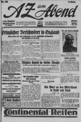 AZ am Abend (Allgemeine Zeitung) Montag 7. Mai 1928