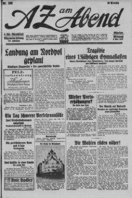 AZ am Abend (Allgemeine Zeitung) Mittwoch 9. Mai 1928