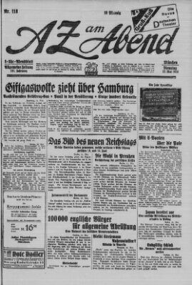 AZ am Abend (Allgemeine Zeitung) Dienstag 22. Mai 1928