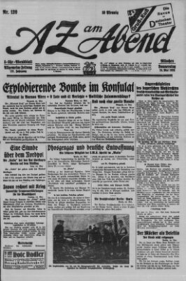 AZ am Abend (Allgemeine Zeitung) Donnerstag 24. Mai 1928