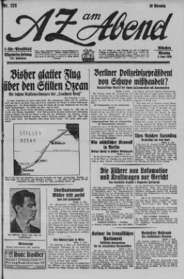 AZ am Abend (Allgemeine Zeitung) Montag 4. Juni 1928