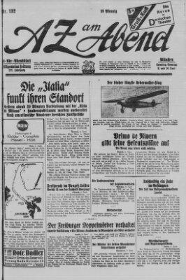 AZ am Abend (Allgemeine Zeitung) Sonntag 10. Juni 1928