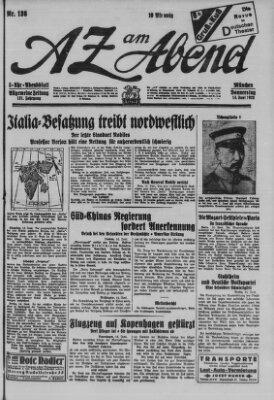 AZ am Abend (Allgemeine Zeitung) Donnerstag 14. Juni 1928