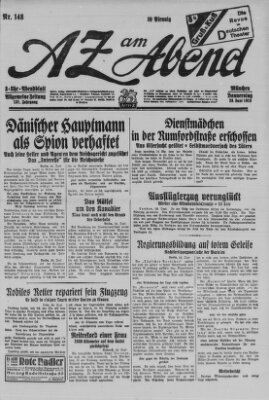 AZ am Abend (Allgemeine Zeitung) Donnerstag 28. Juni 1928