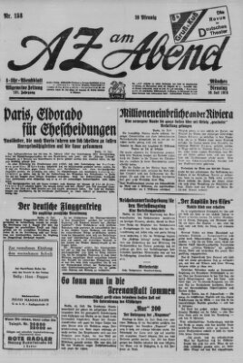 AZ am Abend (Allgemeine Zeitung) Dienstag 10. Juli 1928