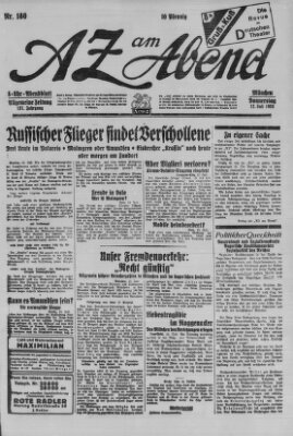 AZ am Abend (Allgemeine Zeitung) Donnerstag 12. Juli 1928