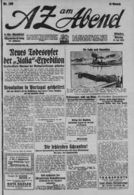 AZ am Abend (Allgemeine Zeitung) Montag 23. Juli 1928