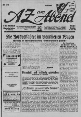 AZ am Abend (Allgemeine Zeitung) Dienstag 24. Juli 1928