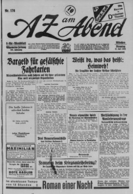 AZ am Abend (Allgemeine Zeitung) Dienstag 31. Juli 1928